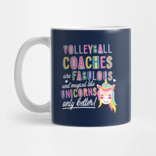 Volleyball Coaches are like Unicorns Gift Idea Mug